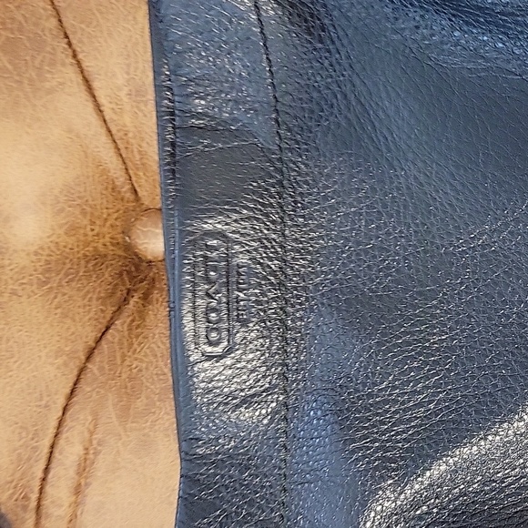 Coach Black Leather Tote Bag - Picture 2 of 11